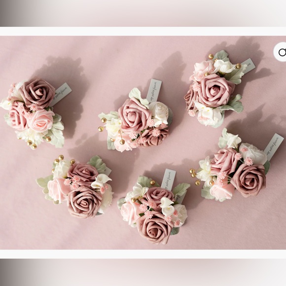 Pre-Arranged bridal Package - Lings Moment Dusty Rose and Cream - Picture 2 of 5